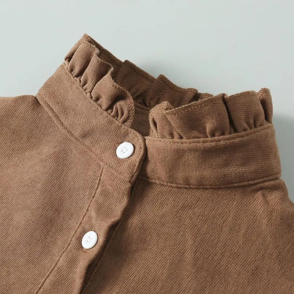 Fashion Fake Collar Blouse Vintage Detachable Shirt False Collar Lapel Blouse Top Women Clothes Accessories