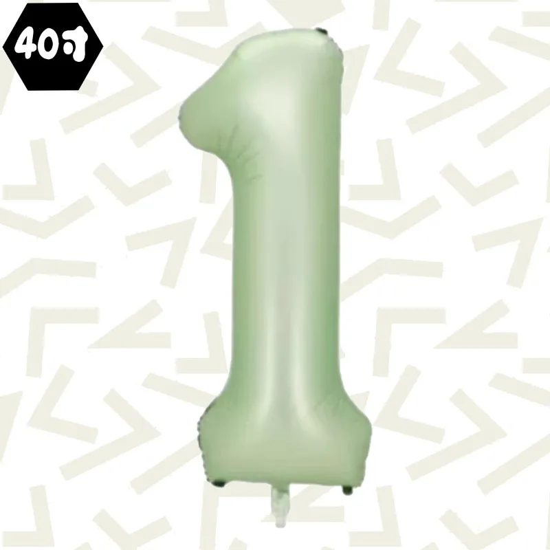Globo de película de aluminio Digital verde oliva de 40 pulgadas, decoración de fiesta de cumpleaños con temática de bosque, globos para fiesta de bienvenida de bebé y cumpleaños para niños