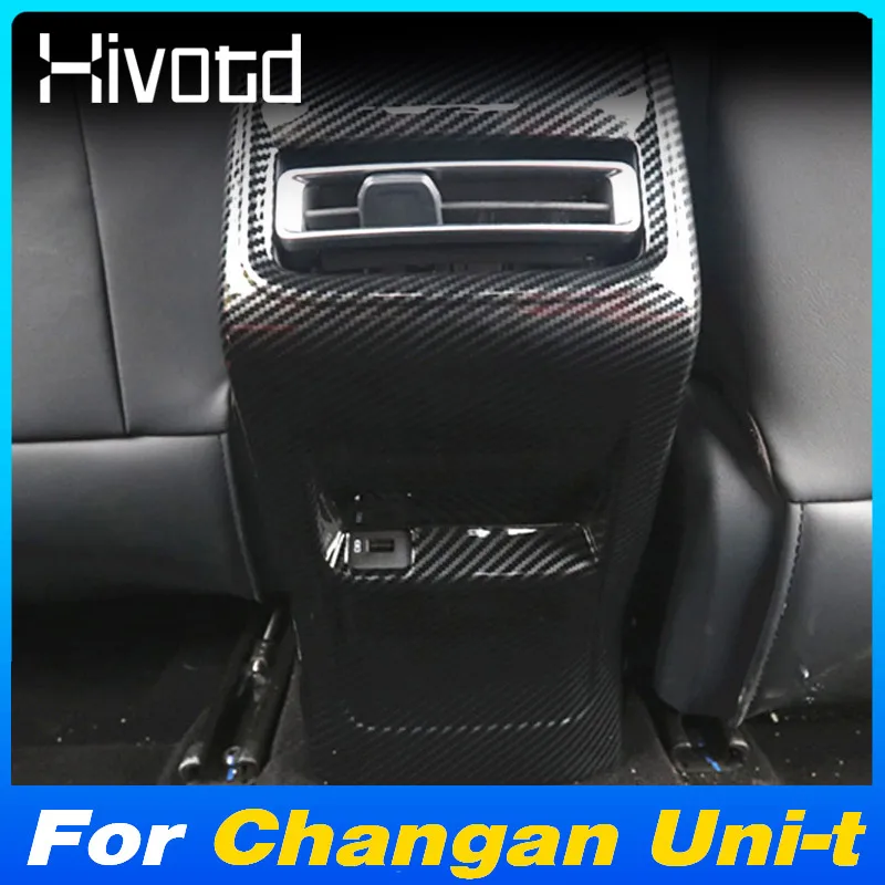

Car Rear Air Condition Outlet Cover For Changan Uni-t 2024 Exhaust Vent Decorative Trim Stickers Interior Decoration Accessories