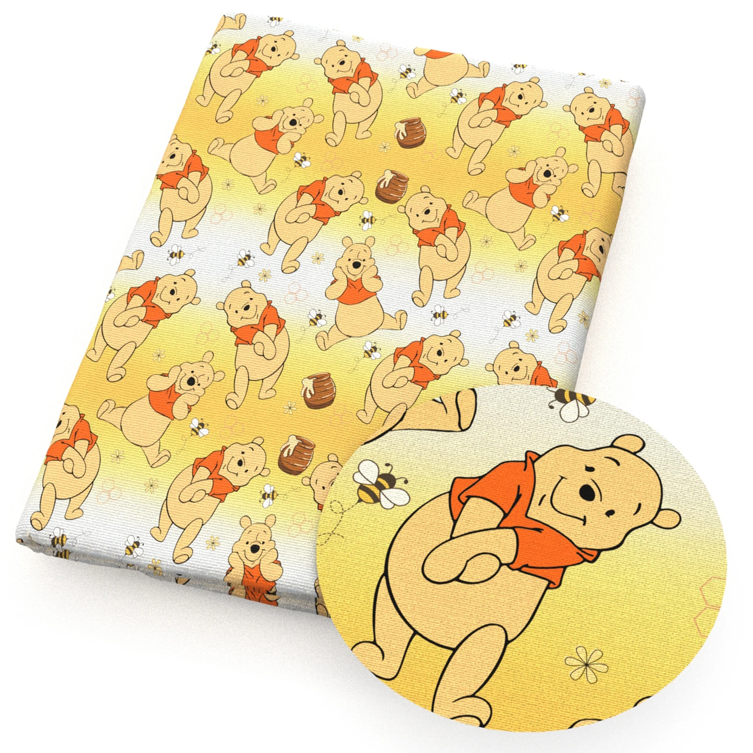 

50*145cm Disney Winnie The Pooh Toy Story Polyester Cotton Fabric For Tissue Sewing Quilting Fabrics Needlework DIY Handmade
