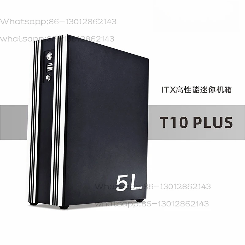T10 Plus chassis ITX mini horizontal vertical 5L small chassis can be installed with half-height graphics card and small 1U