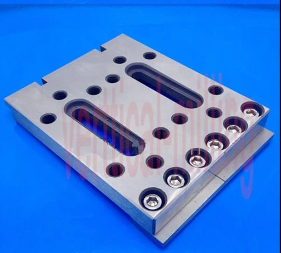 CNC EDM Wire Cutting Slow Walk Plate Press Fixture Board Stainless Jig 120*100*15MM