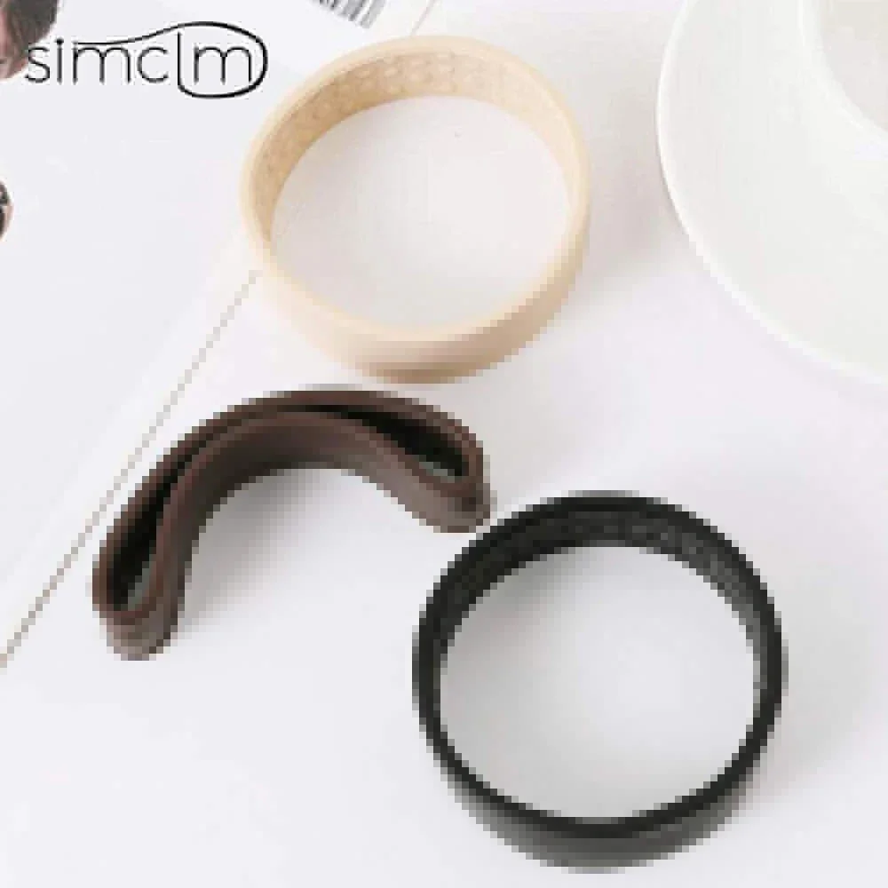 Silicone Hair Tie Beach Accessories Woman Ponytail Holder No Damage Foldable Hair Scrunchies Elastic Simple Hair Band