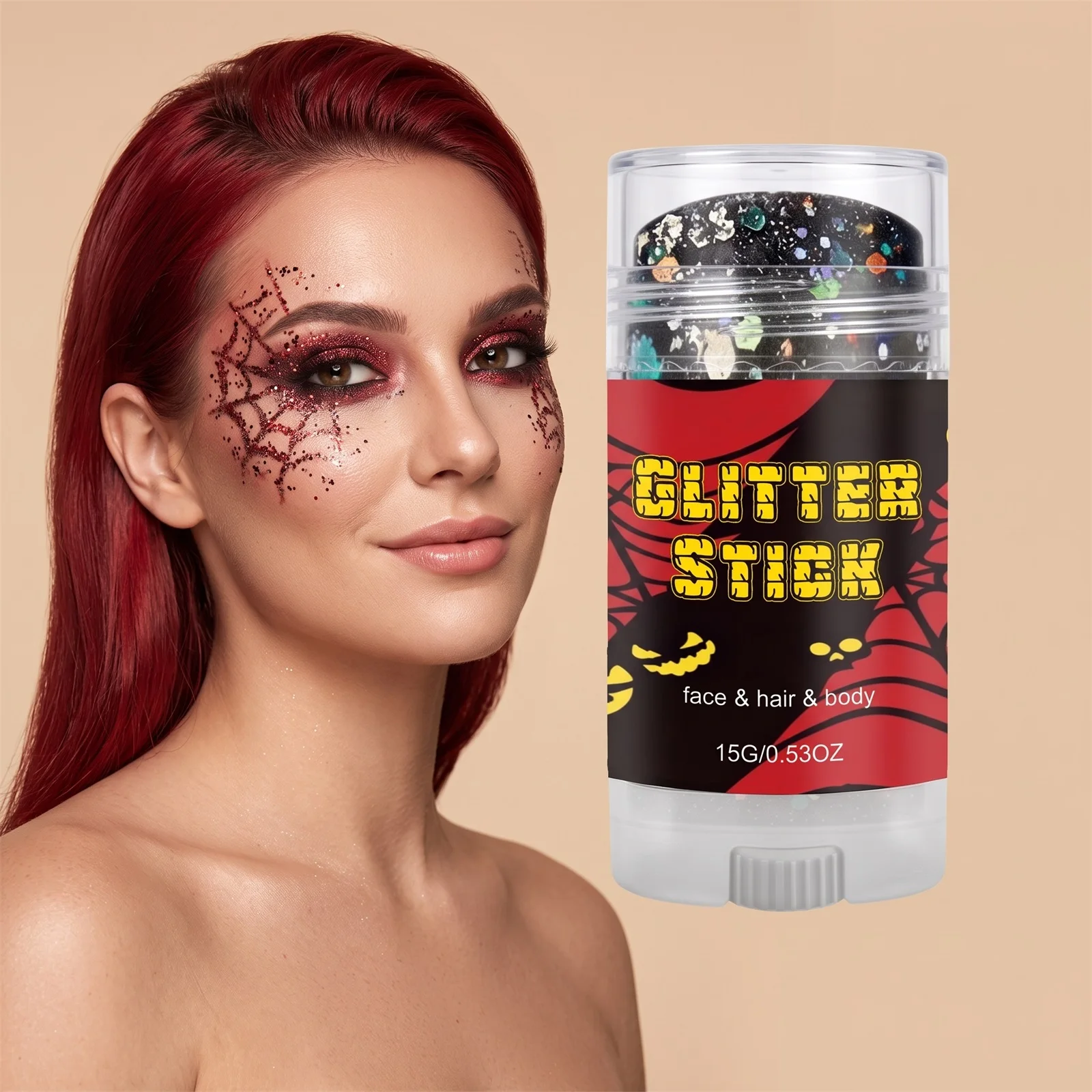 Halloween Body Shining Stick Ghost Festival Halloween Night High Shining Body Facial Stick Christmas Party Holiday Makeup New