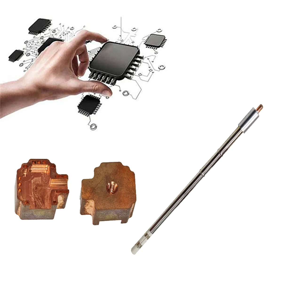 ABLK 13mm Special Removable Joystick Soldering Iron Tip T12 Heating Core for PS5 PS4 Xbox Switch Pro Controller Joystick