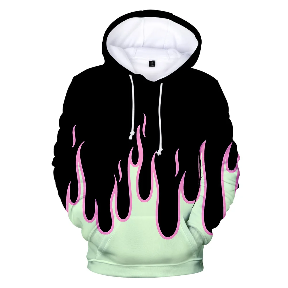 

Colorful Flame 3D Print Oversized Women/Men Hoodie Sweatshirt Streetwear Hip Hop Pullover Hooded Jacket Male Tracksuit outerwear