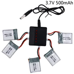 3.7V 500mAh 1S 25C 902540 Batteria e USB charger set Per Wltoys V931 F949 XK K123 6Ch RC Elicottero Pezzi di Ricambio