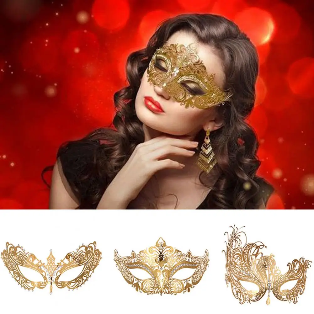 Party Face Cover  Hollow Out   Masquerade Face Cover Prom Party Ladies Half Face Cover