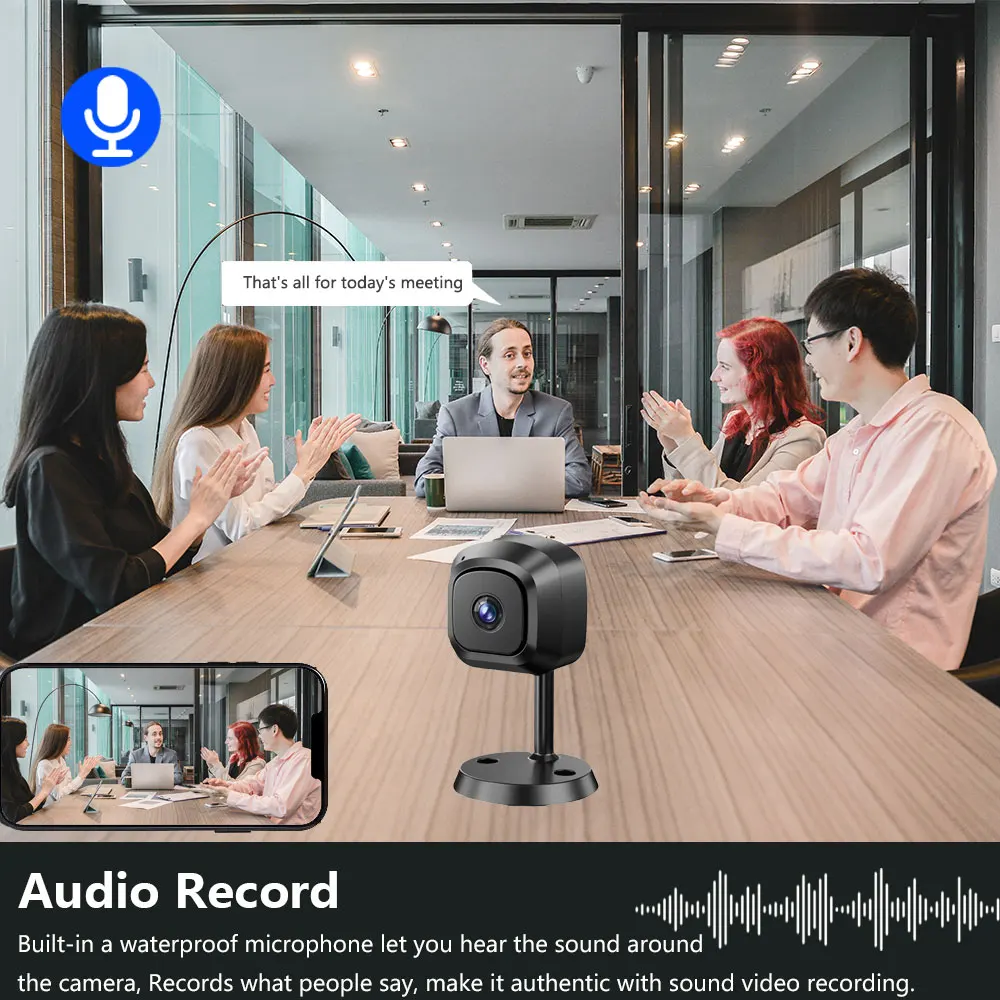 O-Kam 5MP بطارية مراقبة الطفل كاميرا IP لاسلكية مسجل صغير مايكرو الذكية داخلي المنزل كشف الإنسان كاميرا للرؤية الليلية