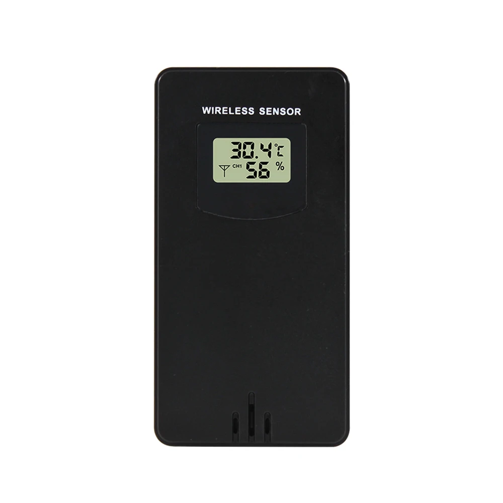 Multifunctioneel weerstation Wekker Touchscreen Thermometer Hygrometer Draadloze sensor Zonsopgang Zonsondergang Hygrothermograaf