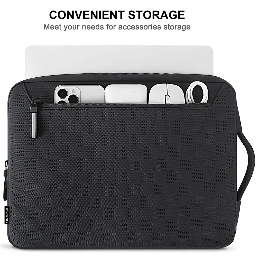 Wodoodporna, odporna na wstrząsy, odporna na zarysowania torba na laptopa 14, 15,6-calowy pokrowiec na laptopa z uchwytami