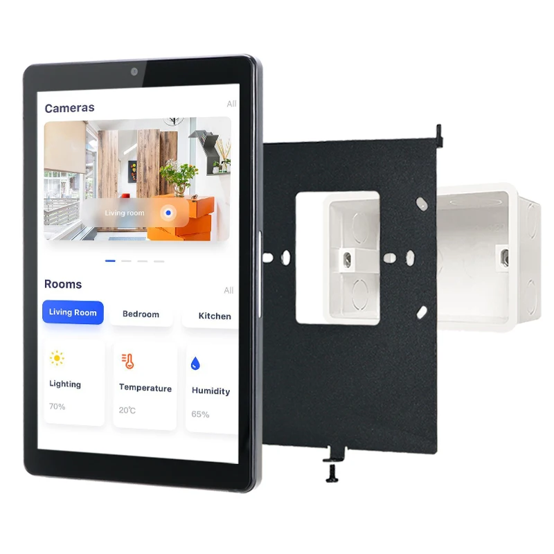 Portworld YC-SM08P 8 Inch Android 13 Wall Control Smart Home Automation Panel With App Control Feature