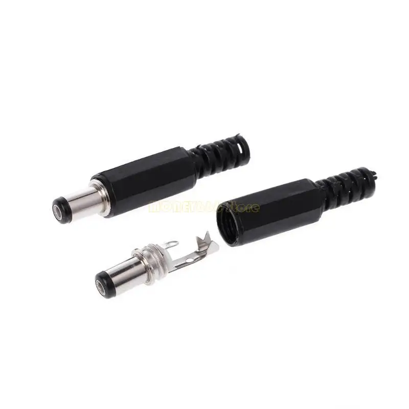 F62C 5 ПКС 5,5 мм x 2,1 мм самца для разъема питания постоянного тока+5 шт.