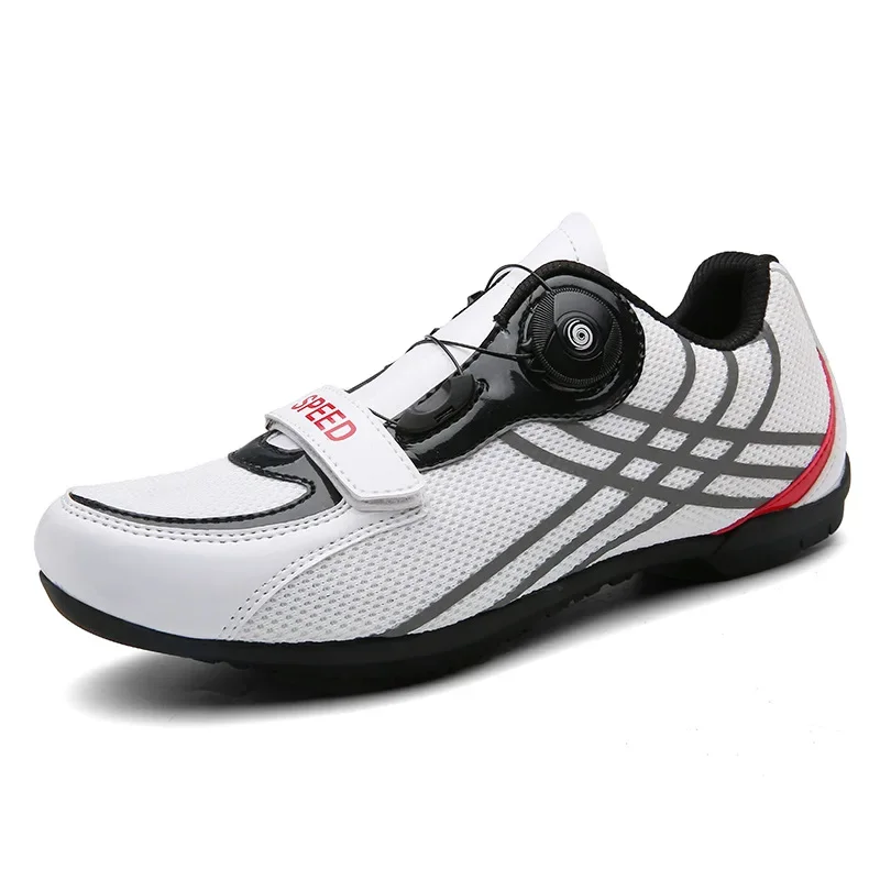 

Large Size Cycling Shoes Breathable Mesh Outdoor Sports Bicycle Shoes with Lock without Lock Casual Comfortable Riding Footwear