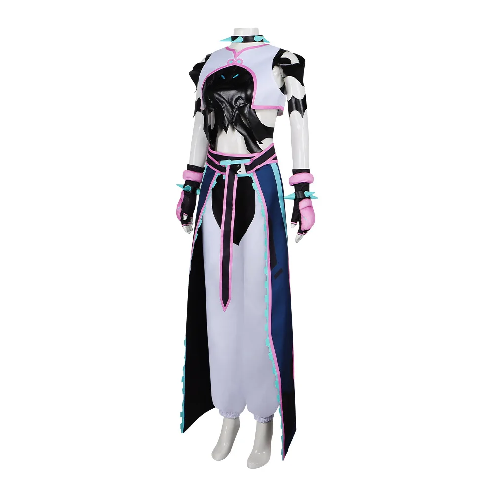 Juri Han Cosplay Costume Full Set for Street Fighter, Game Character Women Cosplay Outfit for Comic Exhibition Role‑Play view 3
