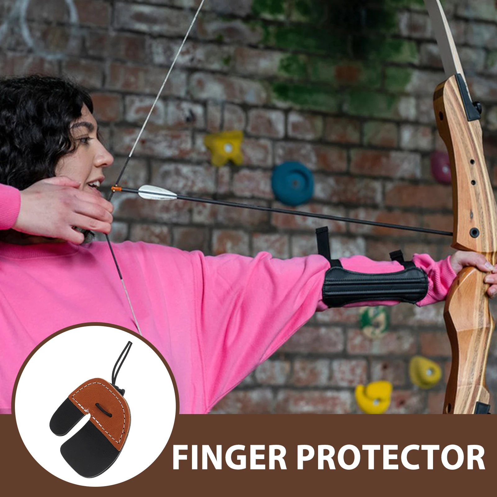

Premium Archery Finger Guard Hand Protector for String Impact Resistance Ideal Practice Equipment