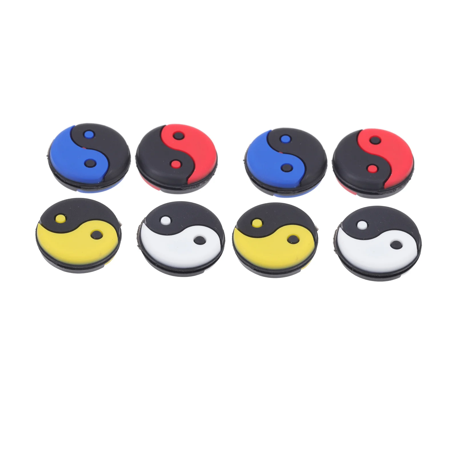 1 مجموعة مضرب تنس الاهتزاز المخمدات سيليكون امتصاص نمط امتصاص الصدمات تعزيز التحكم الرياضيين العرض #4