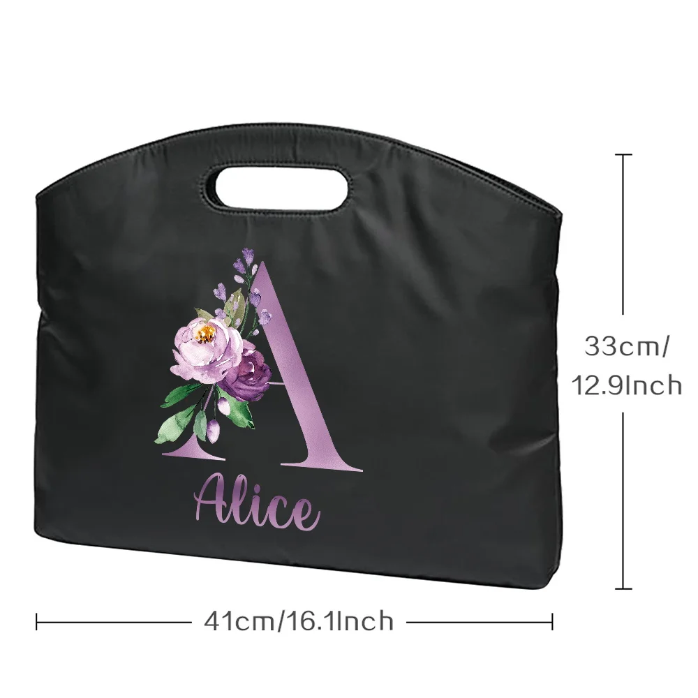 حقيبة للجنسين ذات سعة كبيرة حقيبة ملفات مطبوعة على الموضة حقيبة كلاتش