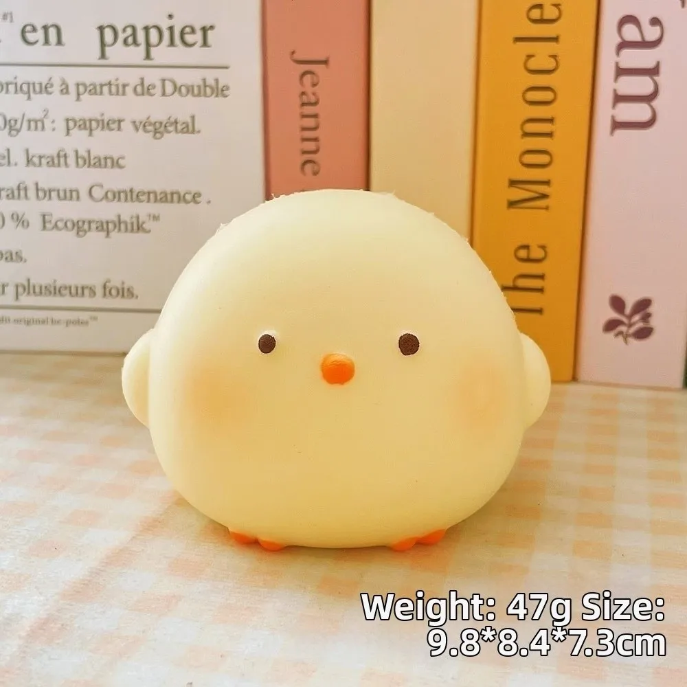 Cute Slow Rising Chick Squeeze Toy Giant Size Chick Shape Sensory Fidget Toy Soft Texture Huge Size Slow Rising Toy for Adults