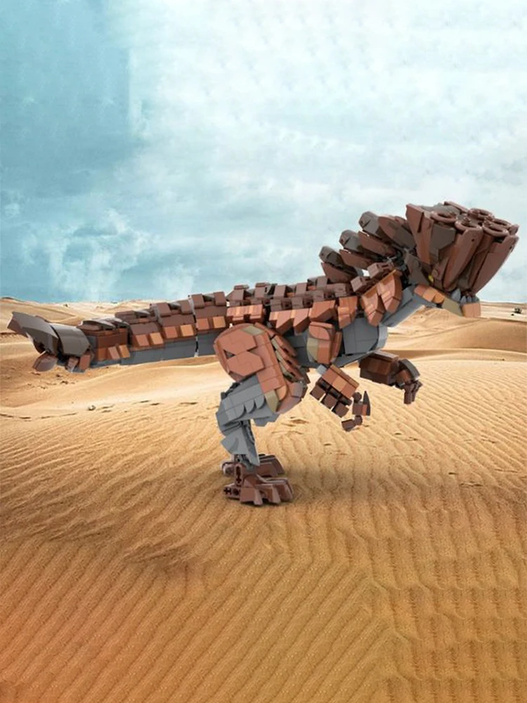 1149 أجزاء الديناصورات الصحراوية MOC مخصص اللبنات نموذج الإبداعية الجمعية الطوب عرض لعب الأولاد الأطفال هدايا عيد الميلاد