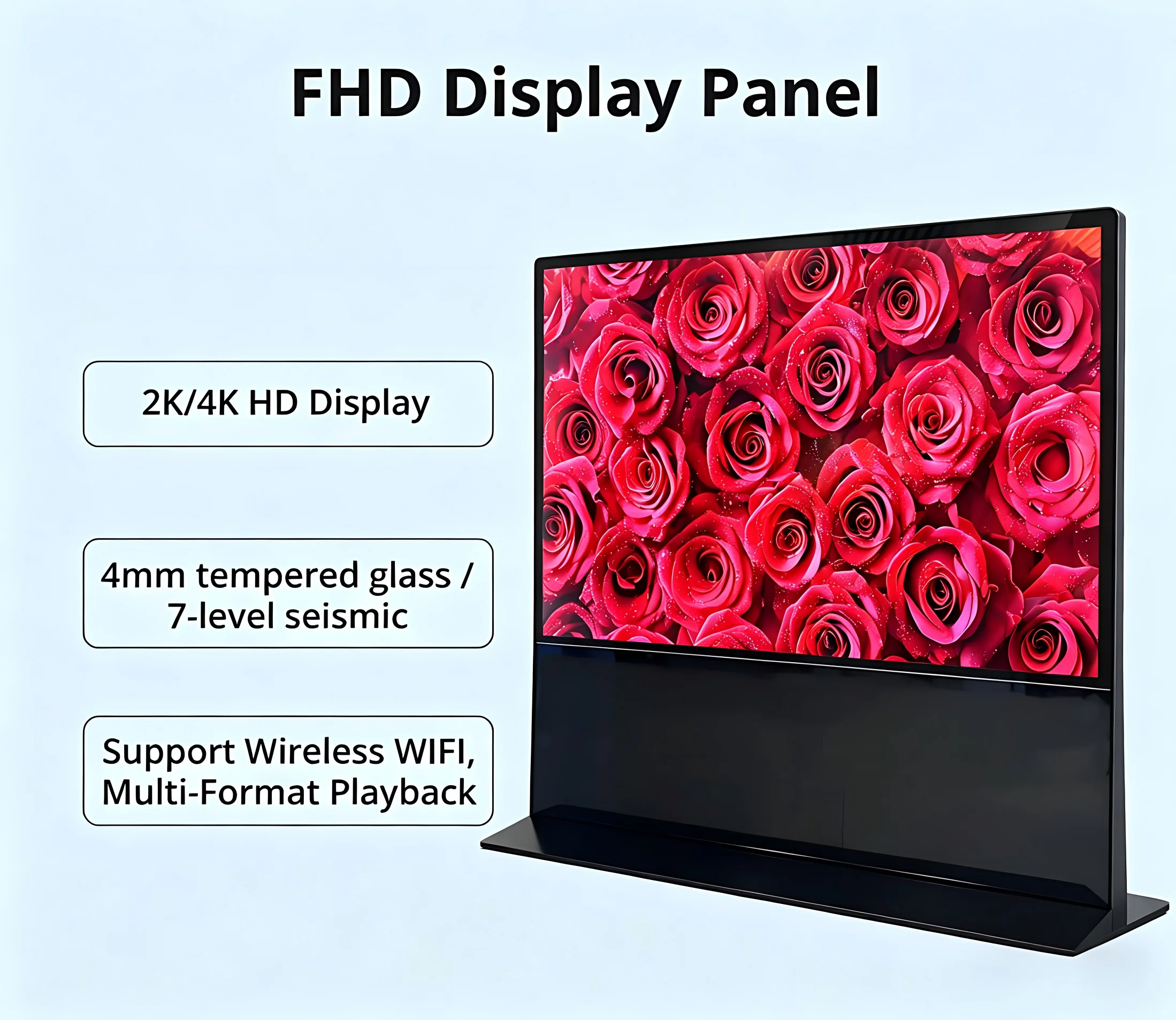 55 Inch  Original Transparent LCD OLED Touch Screen 2K/4K High Brightness Display For Retail Mall Creative Advertising Show