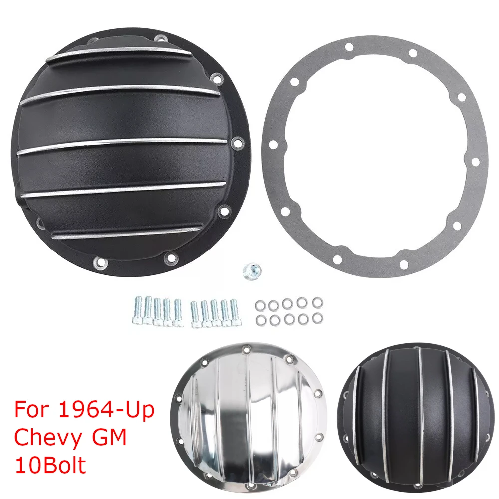 

Алюминиевая кольцевая крышка дифференциала 8,5 дюйма и 8,6 дюйма, 10 болтов, задняя, износостойкая, прочная, удобная для болтов Chevy GM 10 1964 Up