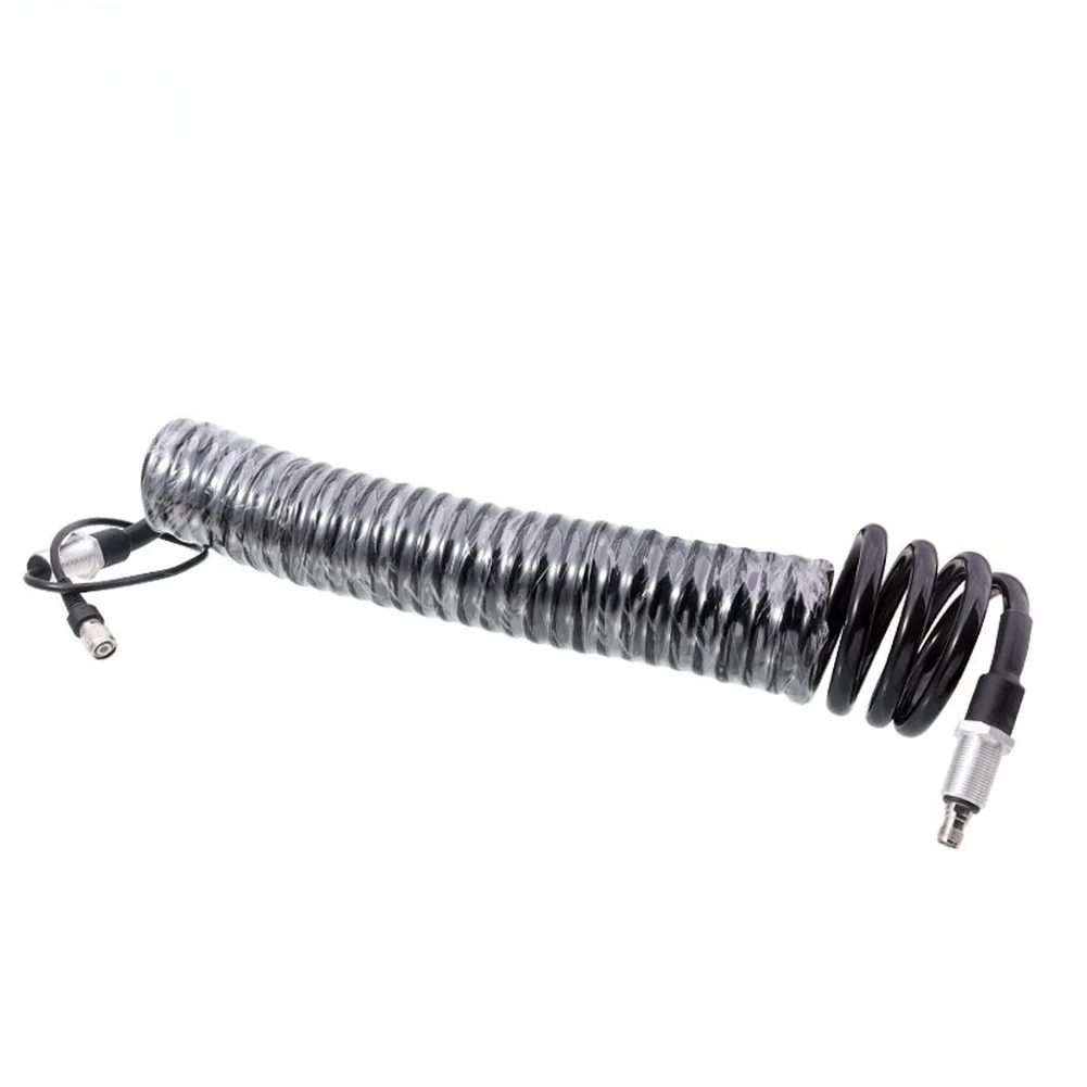 For TNC J to For TNC K RG58 Spring Cable for Reliable For GNSS Signal Transmission in Forklift Antenna Systems