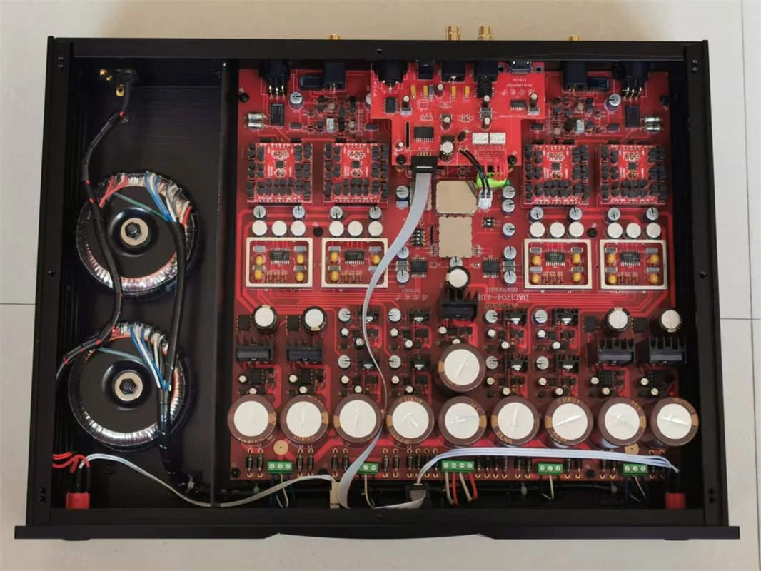 PCM1704*4 Fully Discrete True Balanced Output Decoder AK4118+DF1706+Femtosecond CHD957 Crystal Oscillator+AES+12S+RCA+BNC.192K