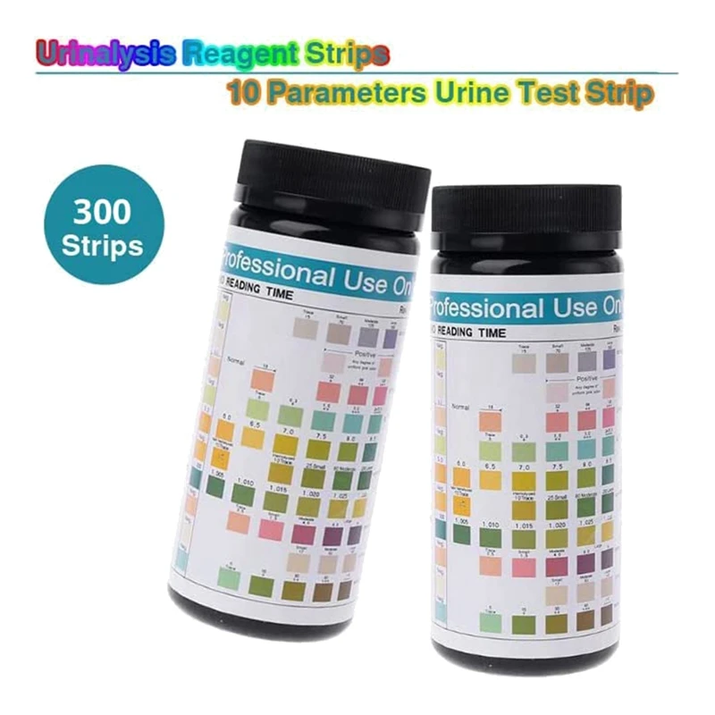 HOT-10 Parameter Test Strip Reagent Strips - 300PCS Pack