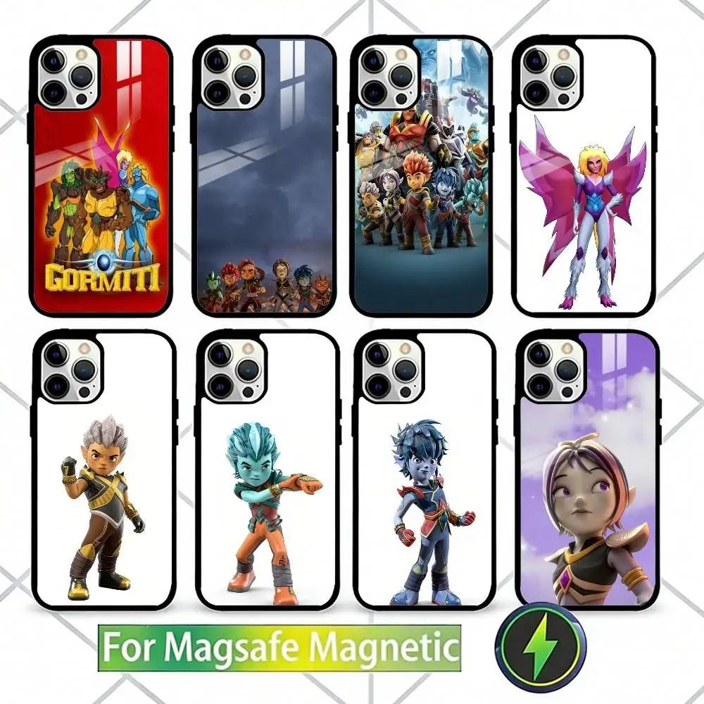 

G-Gormiti Phone Case For iPhone17,16,15,14,13 Plus,Pro Max Magnetic For Magsafe Wireless Charging