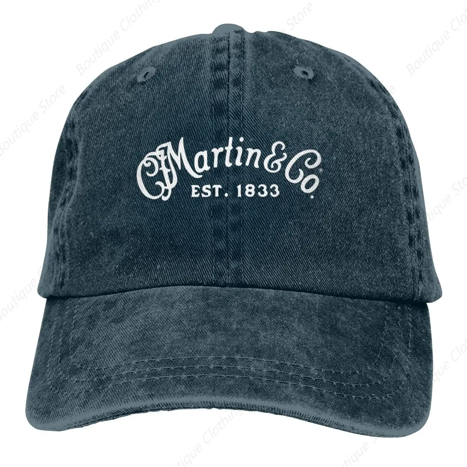 

Navy Blue Men's Women's Vintage Cotton Washed Cap Adjustable Baseball Cap