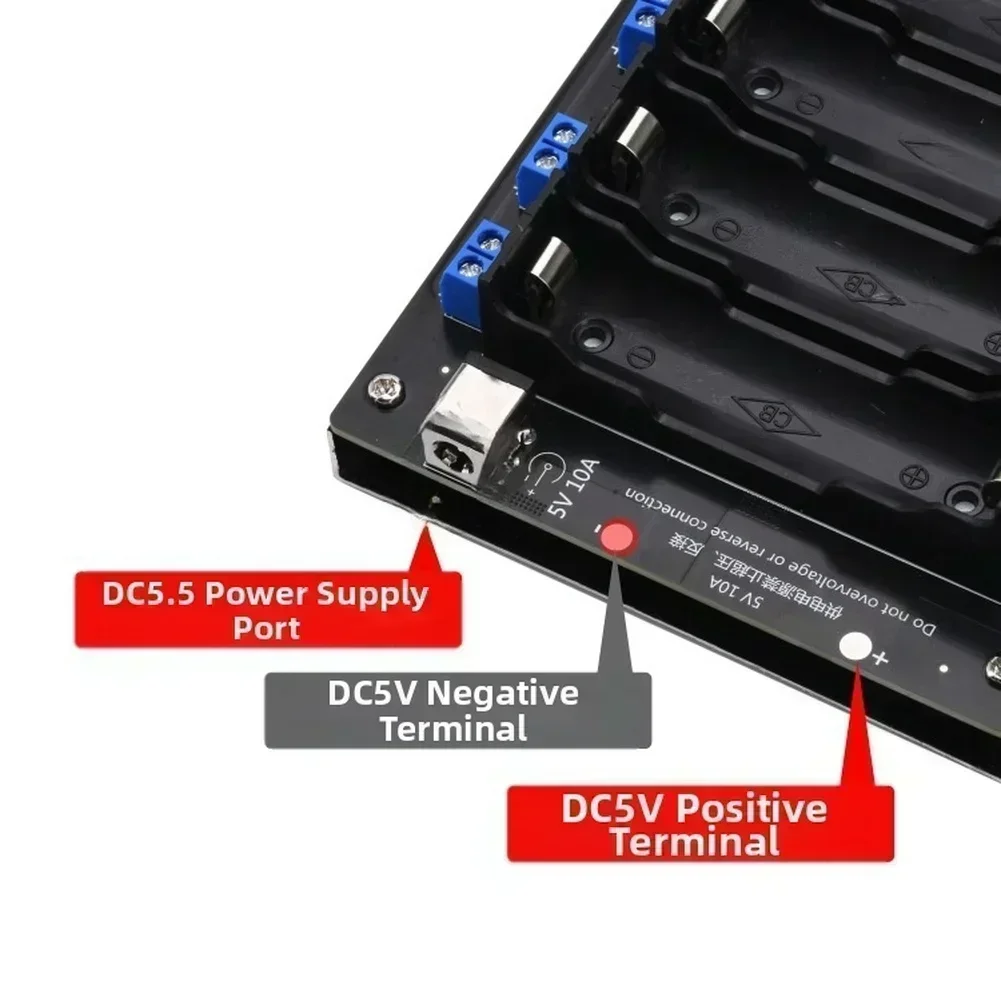 8 Channel Battery Capacity Tester Internal Resistance Analyzer With 2.4 Inch For Test Measurement Tool Accessory