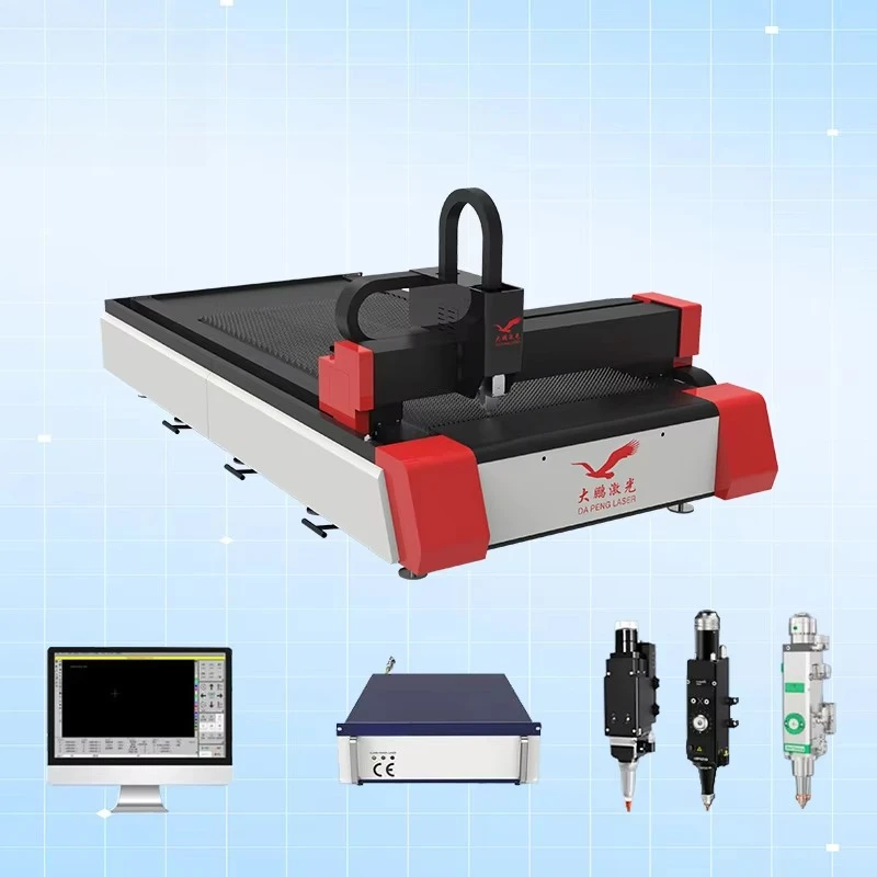 Customization Fiber Laser Cutting Machine Single-Sided CNC Bench-Top With Automatic Loading 1500W Power Water Cooling (A