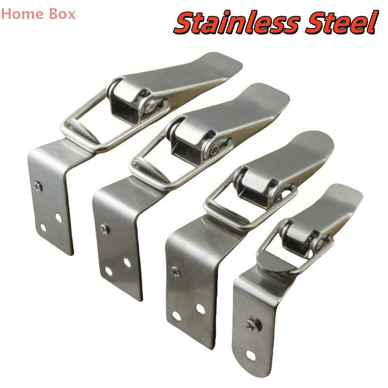

1 комплект металлических застежек для дверей шкафа, 90-градусный замок для закрытия коробки, пряжка с утиным горлом, крючок с пружинной застежкой, переключатель, зажим