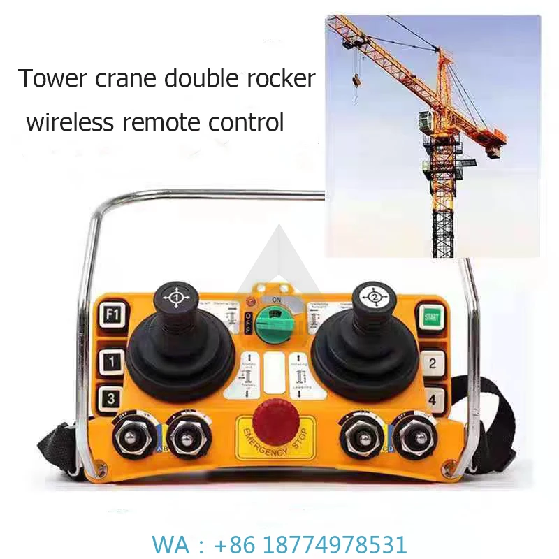 

Джойстик беспроводной кран радиопульт дистанционного управления для башенного кран F24-60 производитель промышленный