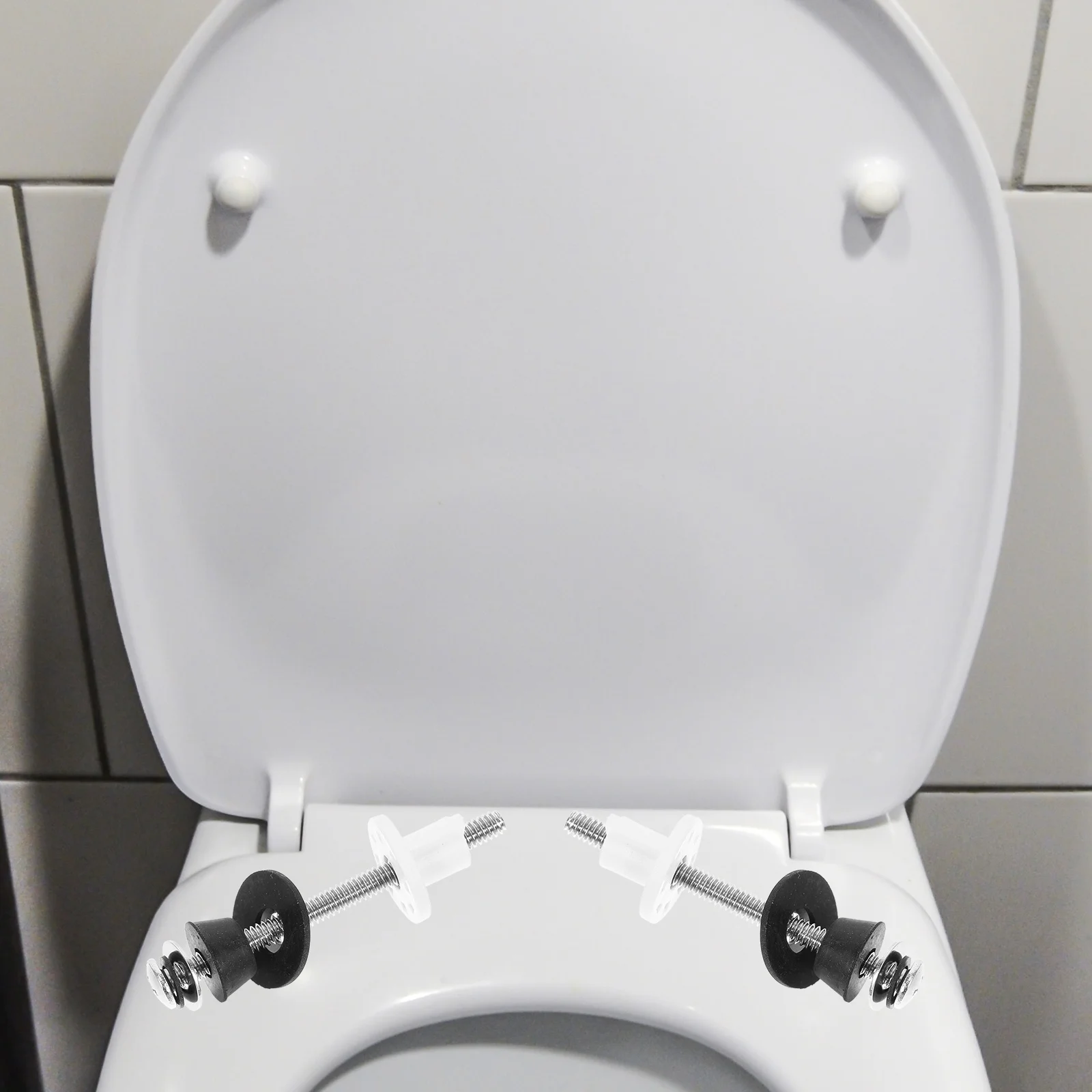 

2Pcs Toilet Seat Screw Bolts Stainless Steel Universal Mounting Screws Toilet Seat Replacement Parts Fixing Screws Bathroom