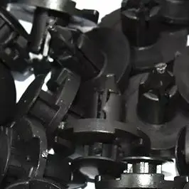 50 Stück 8mm Durchmesser Schwarze Fahrzeug-Stoßstangen-Türverkleidungs-Kotflügel-Clips Kunststoff-Auto-Befestigungsclips Nieten