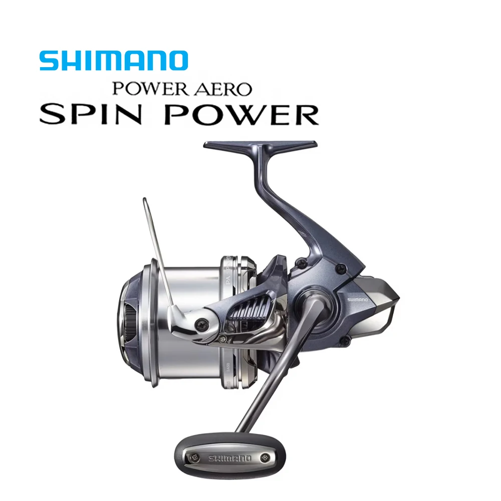 

SHIMANO Power Aero Spin Power Spinning Sure Fishing Reel 3.5:1 Maxdrag 19KG 7+1BB Hanage Body/Gear Parallel Body AR-C Spool