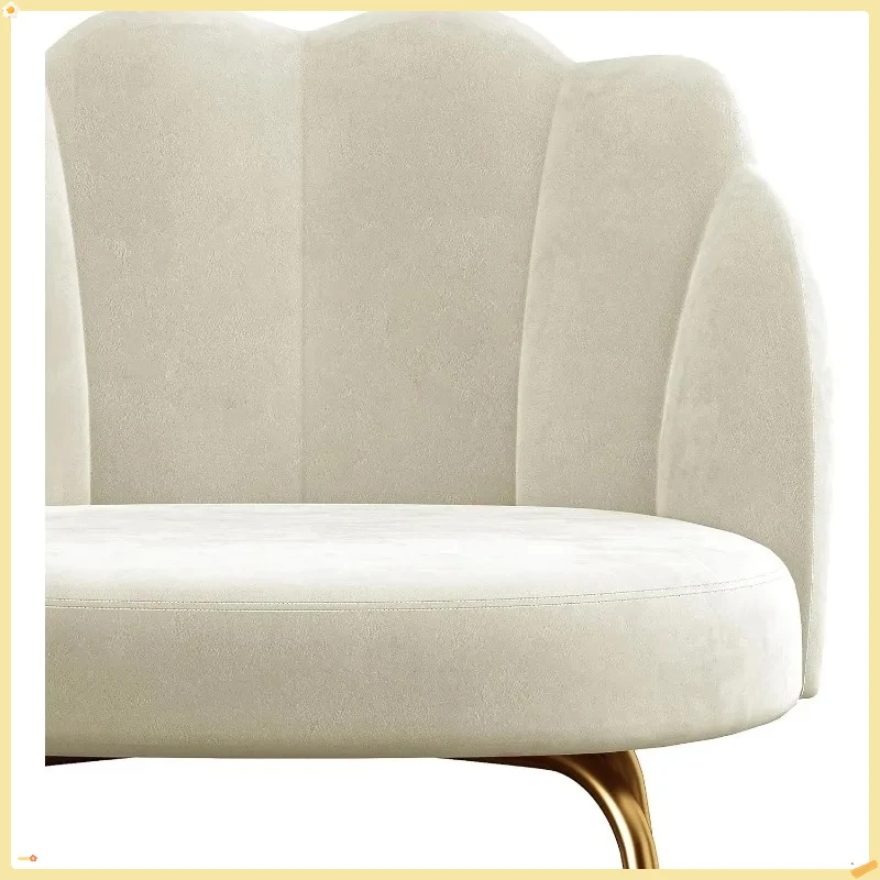 مقعد أبيض مع مسند ظهر، مقعد مكياج محمول للنساء والفتيات، أثاث غرفة نوم الحمام، مقعد للمكياج #5