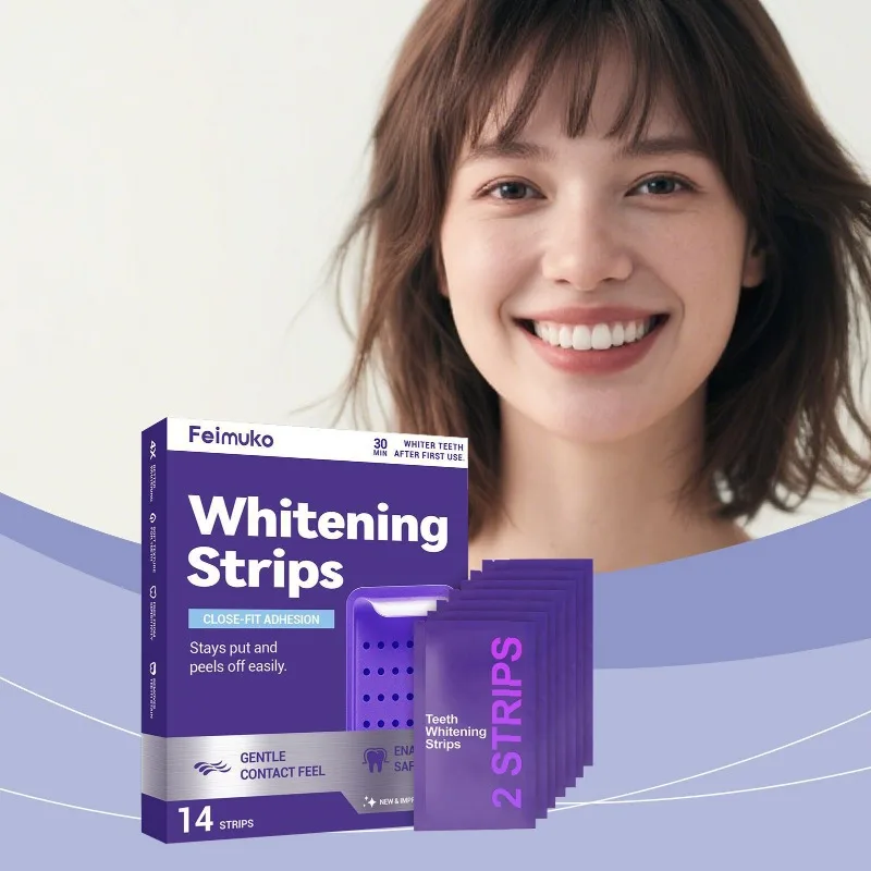 Teeth Whitening Strips Effective Safe Whitening Strips for Sensitive Teeth Easy To Apply and Remove