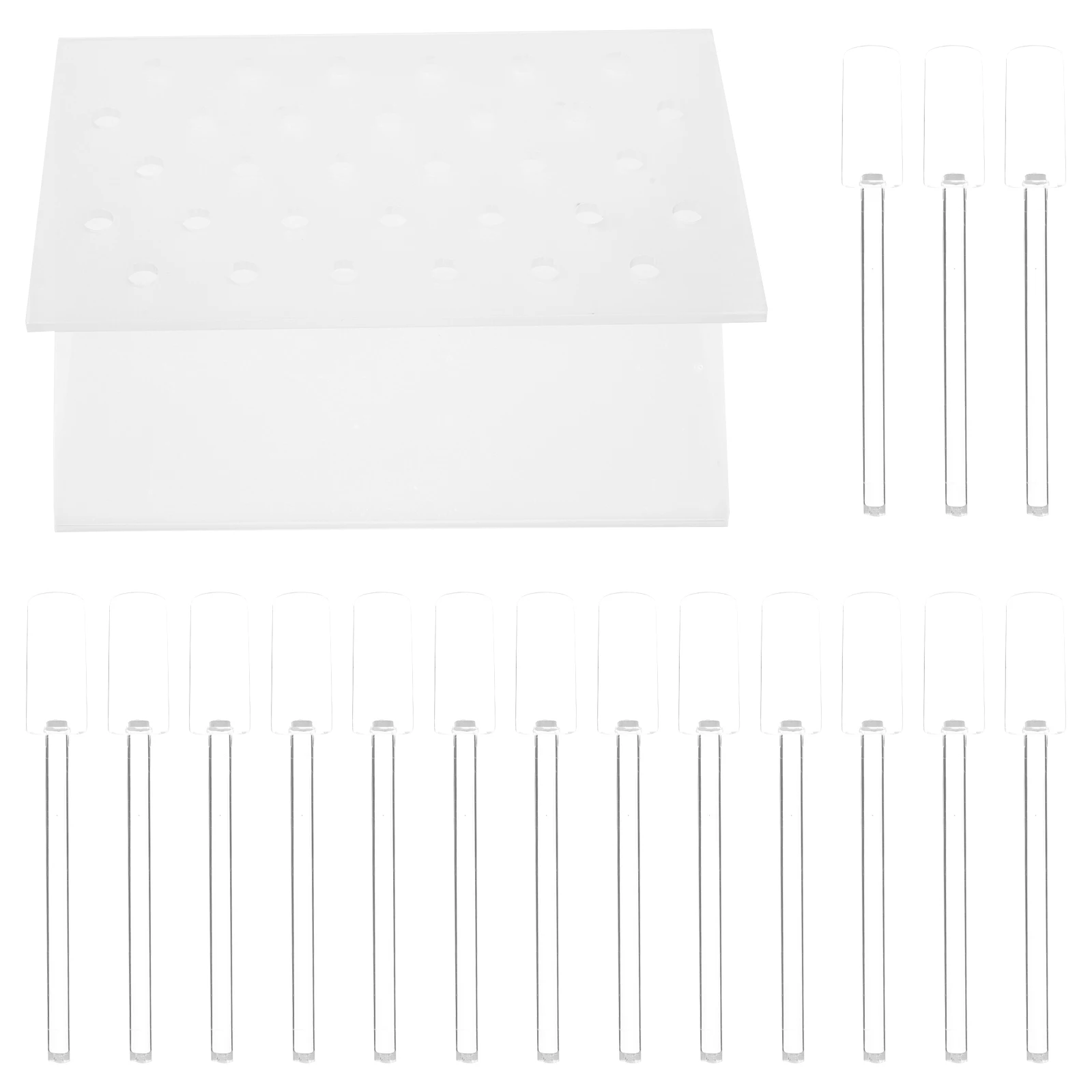 

1 set Tip Storage Rack Desktop Display Shelf Manicure Salon Holder Organizer Simple Durable Premium Material Nail Art