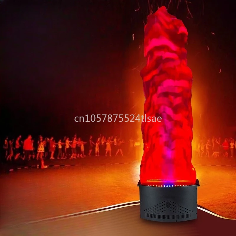 

Simulation LED Flame Electronic Outdoor Campfire Commercial Large Party Fire Pillar Machine