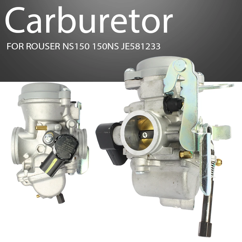 

Motorcycle Carburetor For Bajaj Pulsar NS150 150NS JE581233 Replace OEM 30mm Carburetor