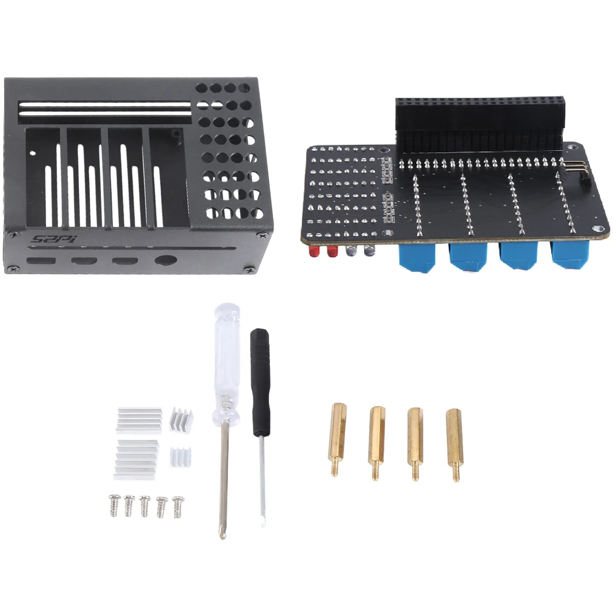 AT87-Adecuado para Raspberry Pi 4 GPIO Placa de expansión Kit de carcasa