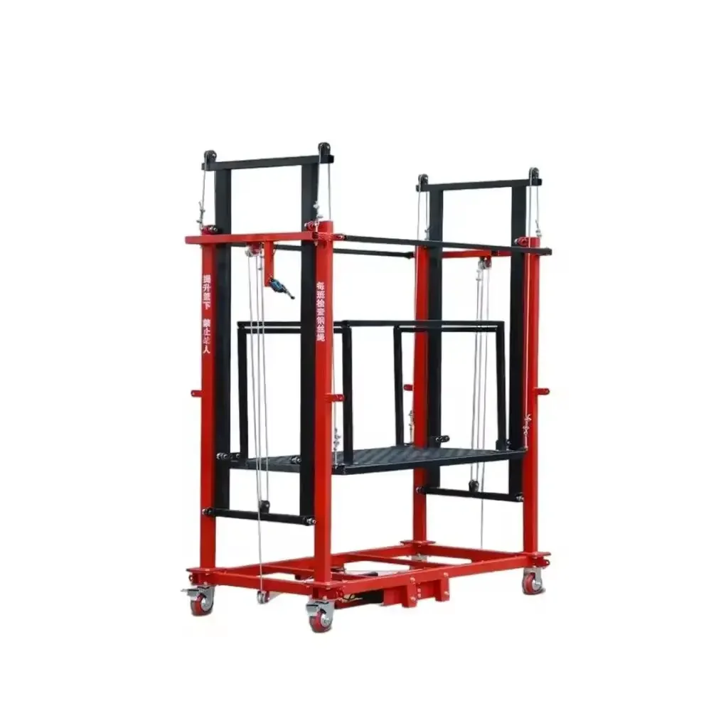 

2024 Load 300kg 2.5 Meter Electric Scaffolding Indoor and Outdoor Decoration Electric Scaffolding Lift
