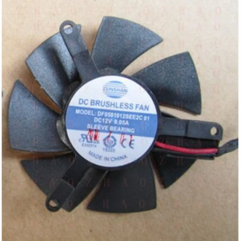 L+ for 45mm(D)*10mm(H) Video Card Fan DF0501012SEE2C 01 2pin 067 DC12V