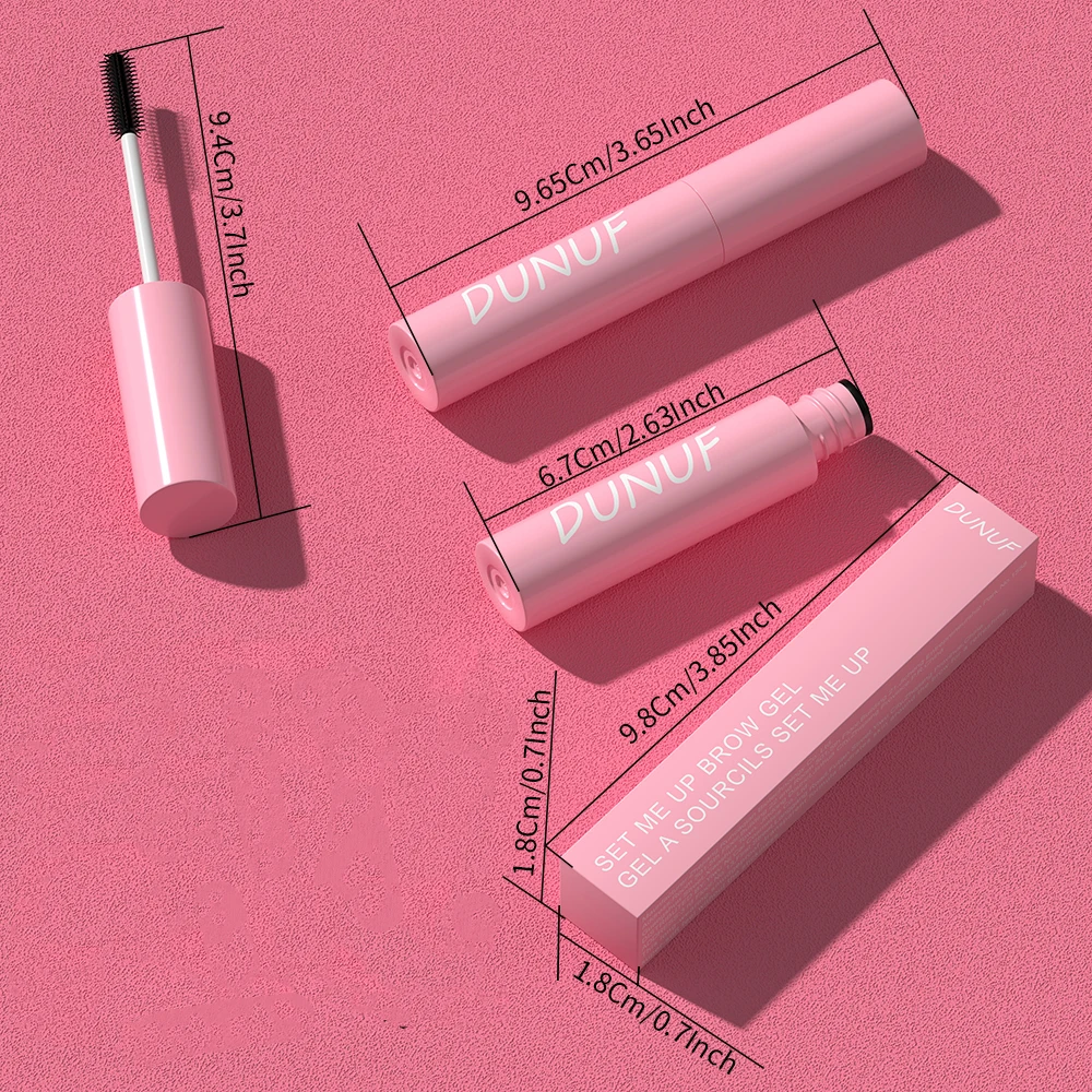 Balsamo gel per sopracciglia, gel trasparente impermeabile a lunga durata, formula anti-cedimento ad asciugatura rapida, forme sopracciglia e ciglia definite