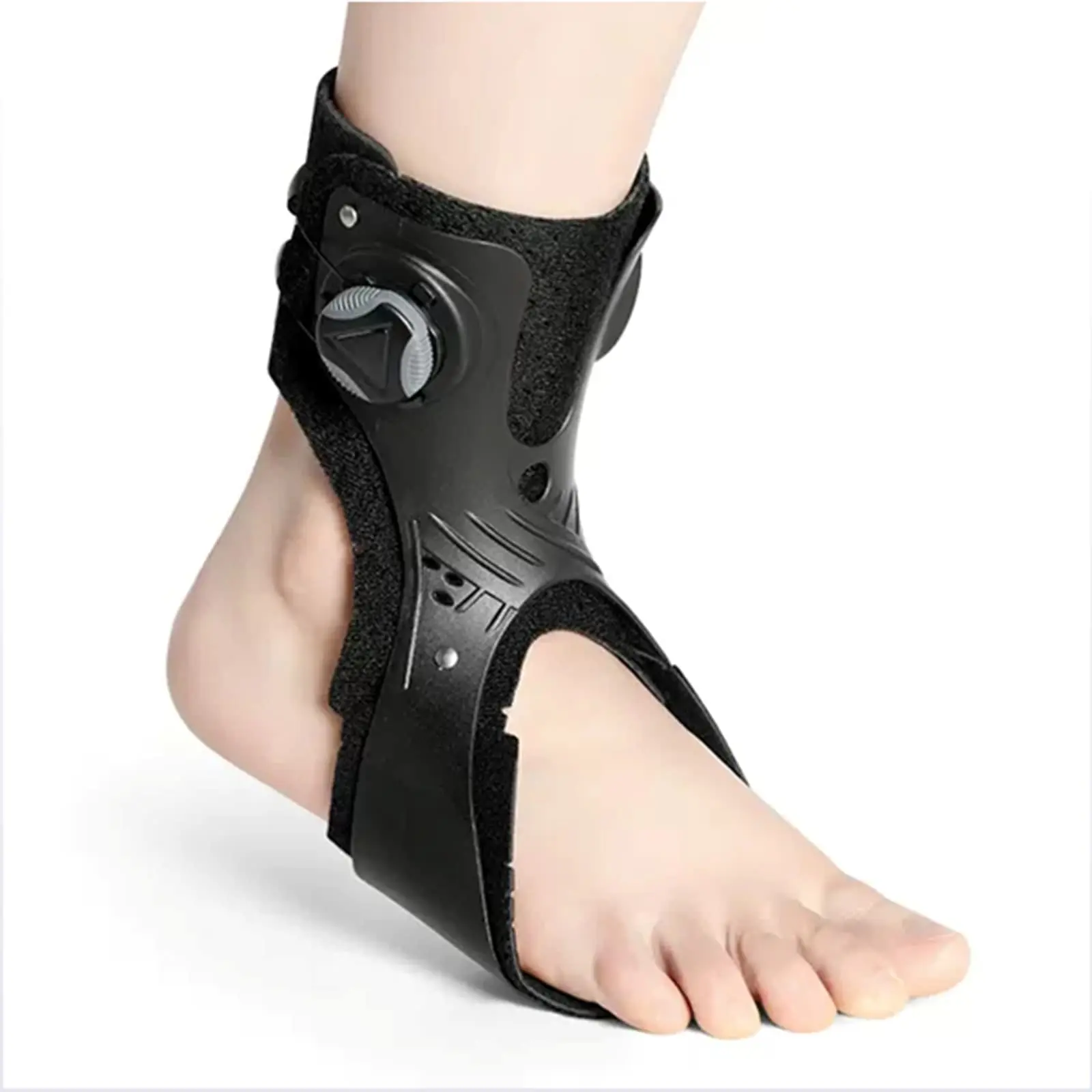 

Drop Foot Brace Orthosis with Inflatable Gasbag Balance Foot Corrector Ankle Brace Support for Hemiplegia Patient Stroke Walking