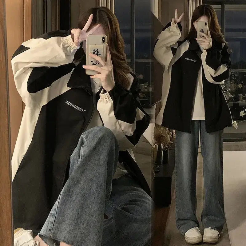 

Женские куртки Элегантная женская осенне-зимняя одежда розового и фиолетового цвета Женские милые передние карманы на пуговицах Чистый простой базовый стиль