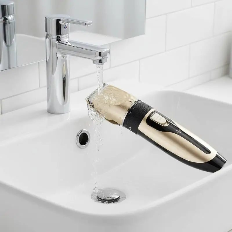 

Electric Hair Clipper Set 4 Different Blades Hair Shaver Hair Trimmer Low Noise USB Rechargeable Shaver Hair Cutting Tool